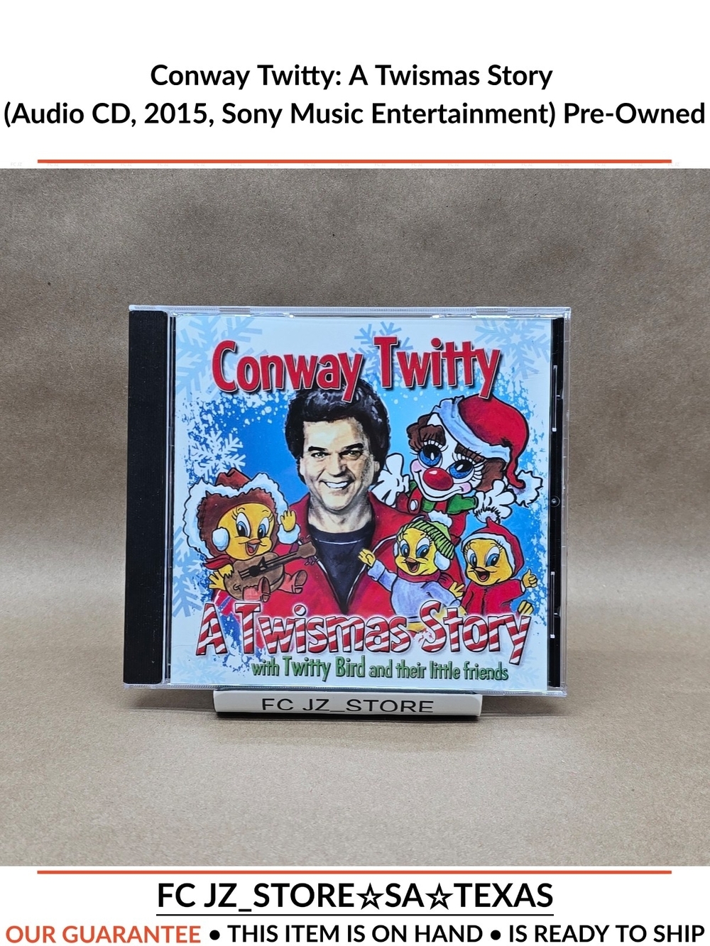 Conway Twitty: A Twismas Story (Audio CD, 2015, Sony Music Entertainment) PreOwn
